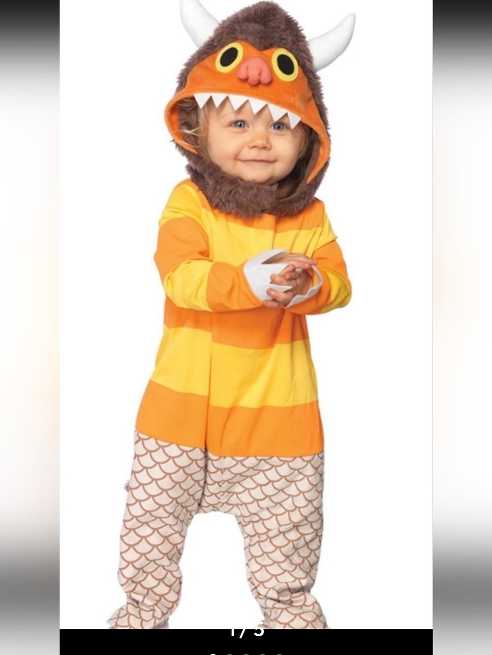 Where The Wild Things Are - Baby Carol Costume, 18-24 Mths